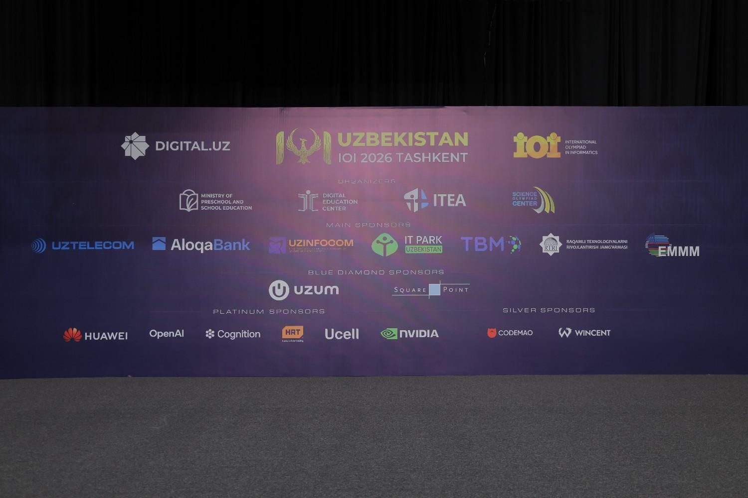 Wincent at the International Olympiad in Informatics 2026 in Tashkent